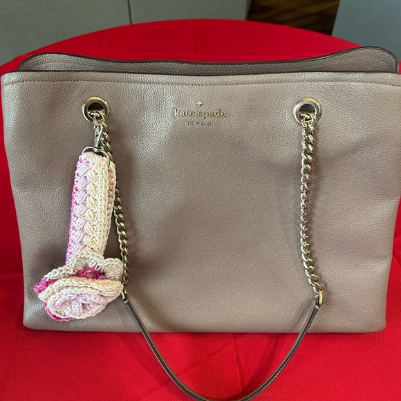 Kate Spade Pink and Taupe Shoulder Bag - Picture 9 of 9